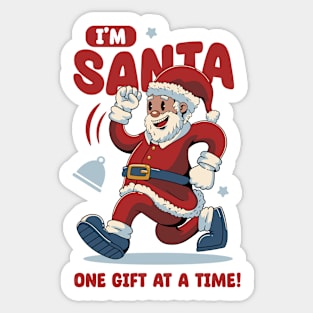 Funny Santa Claus Sticker